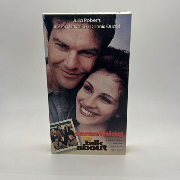 Something to Talk About VHS Tape Vintage 1996 Rated R Julia Roberts - Picture 1 of 3